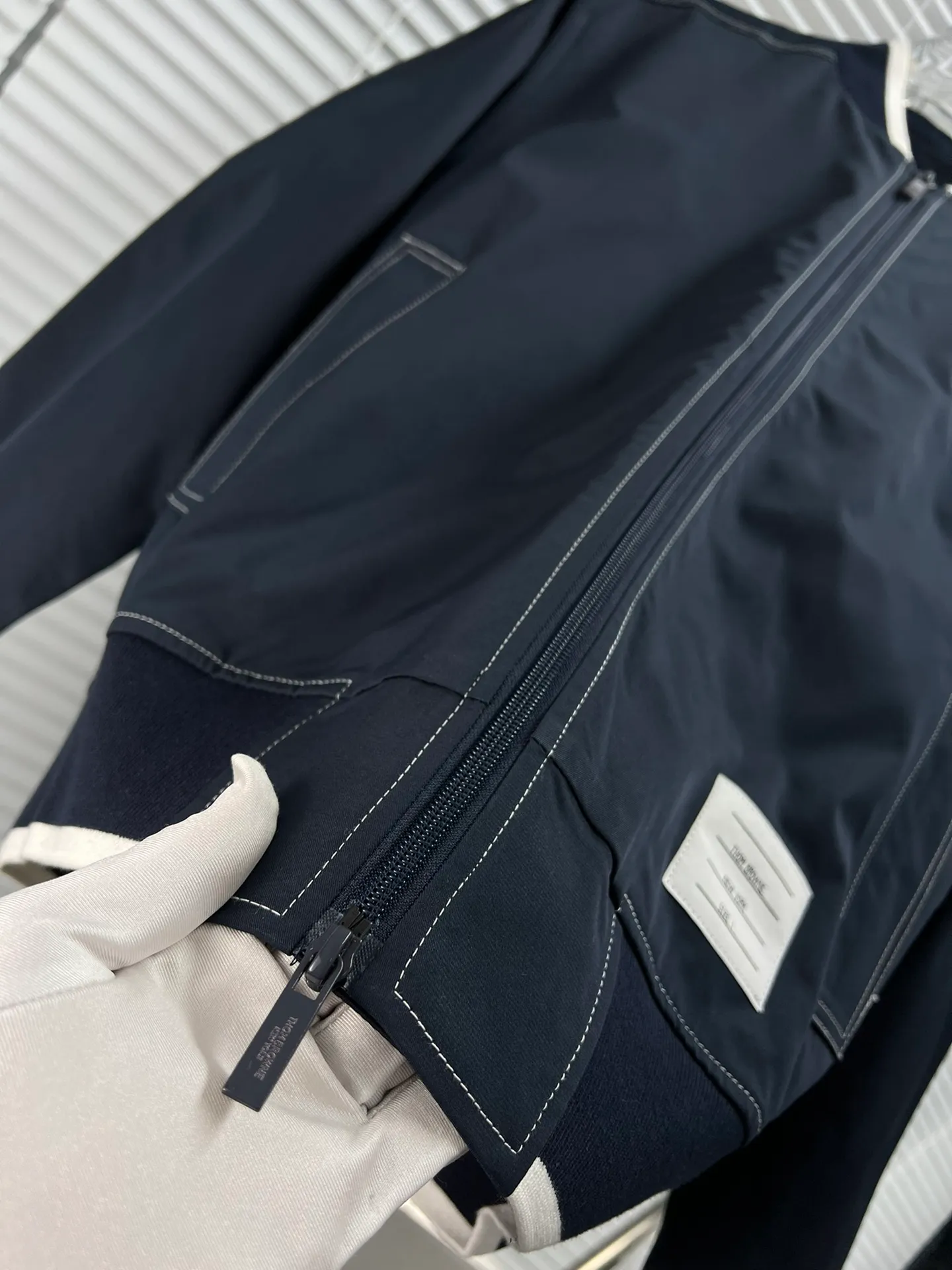 Thom Browne🇳🇱 New Arrival TB Classic TB Same Style) ：Navy Blue Gray Sizes：1234